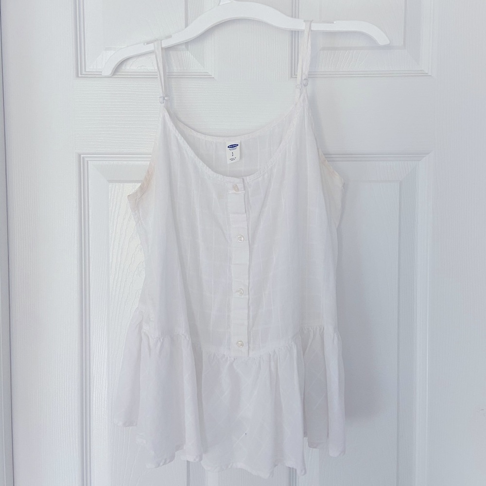 White tank top